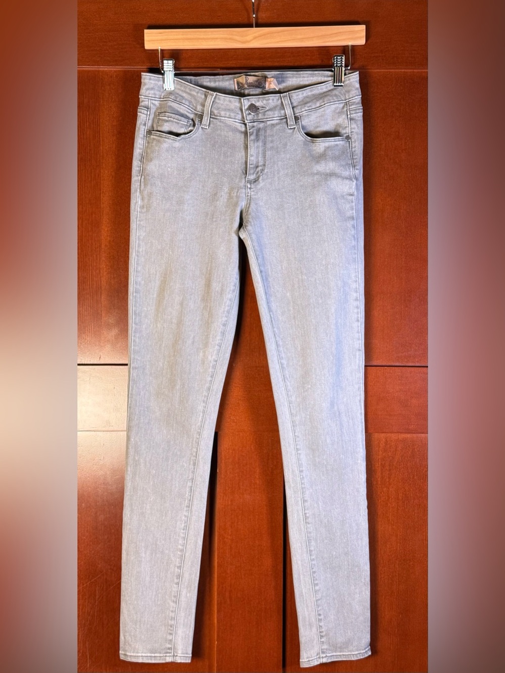 PAIGE Verdugo Jegging Gray Skinny Jeans Size 28 Stretch Denim
